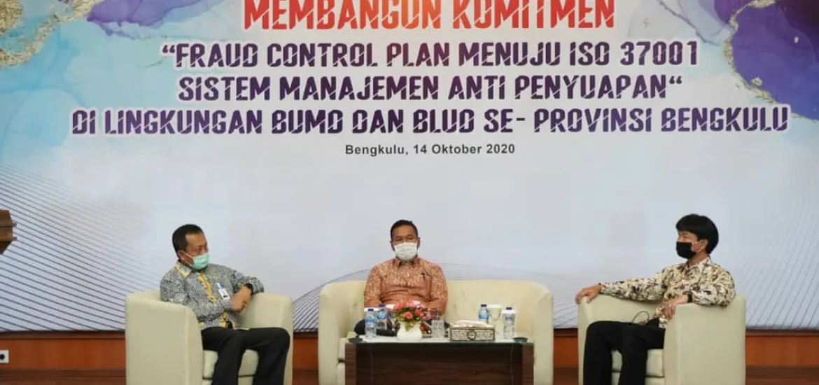 Plt Gubernur Bengkulu Dedy Ermansyah Buka Sosialisasi Sistem Manajemen Anti Penyuapan
