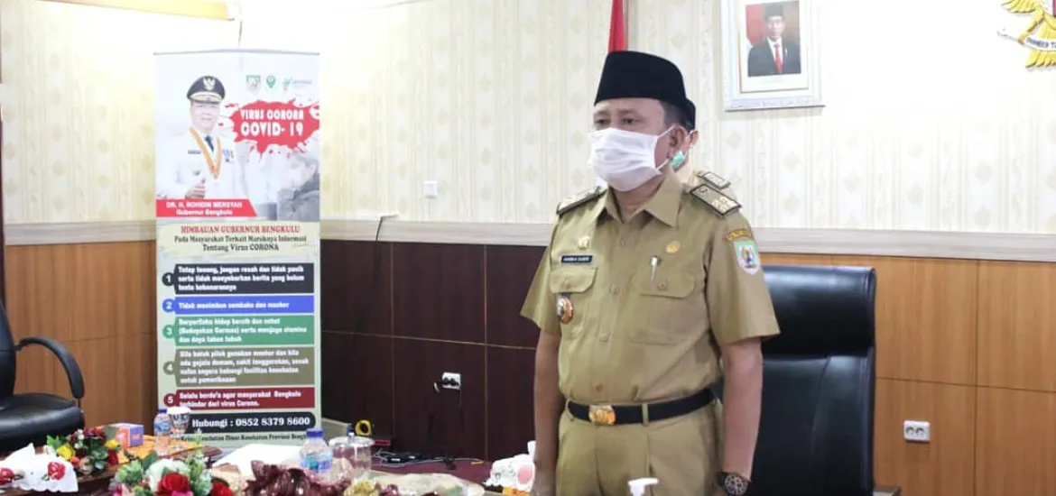 Ikuti Peringatan Hari Pahlawan secara Virtual, Sekretaris Daerah Provinsi Bengkulu Hamka Sabri: Mari Perkuat Persatuan dan Kesatuan