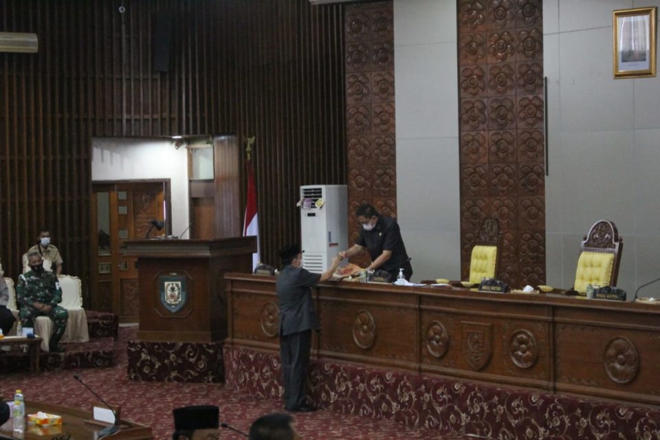 Paripurna DPRD Provinsi Bengkulu, Jawaban Gubernur terhadap Pandangan Umum Fraksi-Fraksi atas Raperda Pencegahan Covid-19