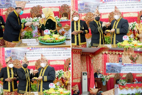 Dewan BU Gelar Paripurna HUT Kota Arga Makmur Ke 45