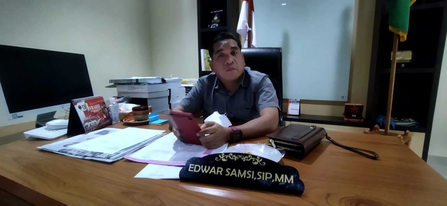 Ketua Komisi IV DPRD Provinsi Bengkulu, Edwar Samsi 