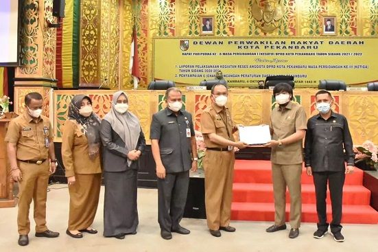 Paripurna DPRD kota Pekanbaru