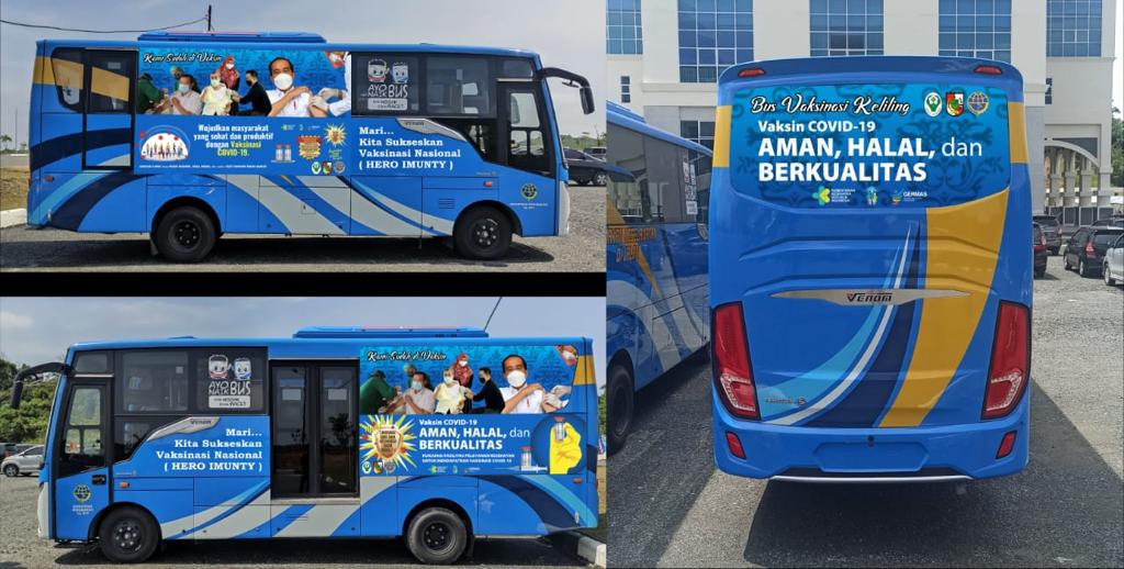 Pemerintah Kota Pekanbaru Luncurkan 5 Bus Vaksin Keliling untuk Cegah Covid-19