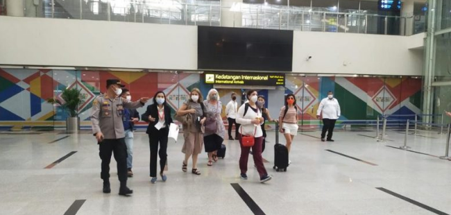 Polda Sumut Kawal Kedatangan Delegasi W-20 di Bandara Kualanamu