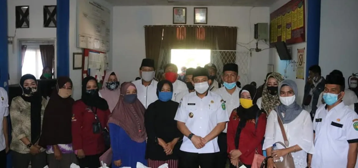 Pemerintah kota Salurkan Bantuan sosial Kemensos Kepada 750 KPM se- Kecamatan Ratu Samban