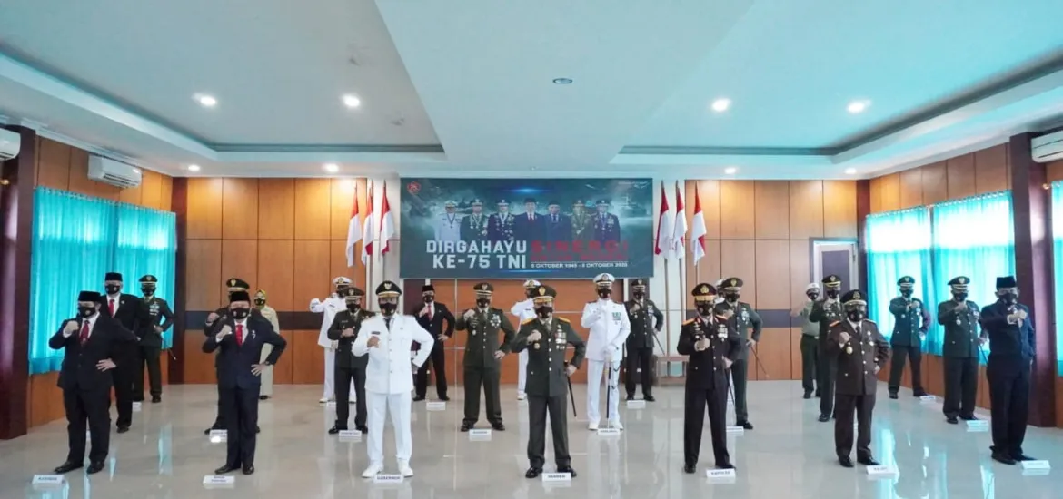 Plt Gubernur Dedy Sampai Apresiasi atas Sinergi TNI Selamanya Di HUT TNI ke 75
