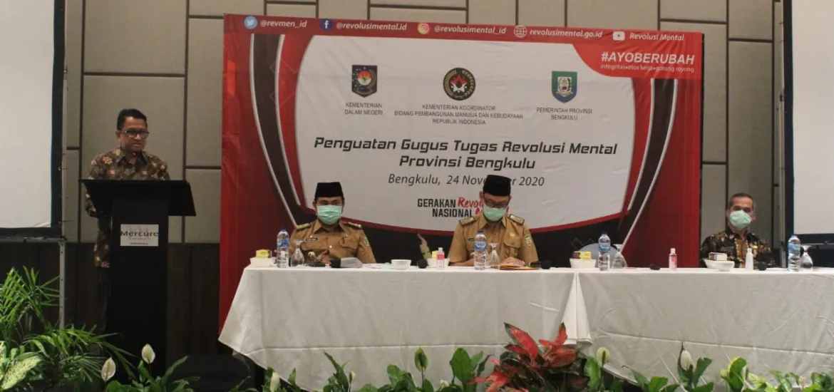 Pemda Provinsi Bengkulu Canangkan GNRM Berintegritas Dan Bermoral
