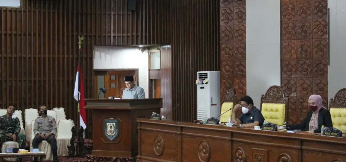 Penyampaian Nota Penjelasan Gubernur Bengkulu tentang Raperda  RAPBD 2021