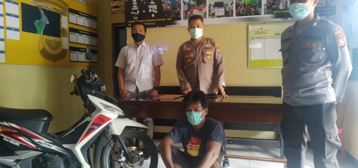 Warga Bumi Ayu Ditangkap Polisi, Pinjam Motor Teman Sampai 9 Bulan
