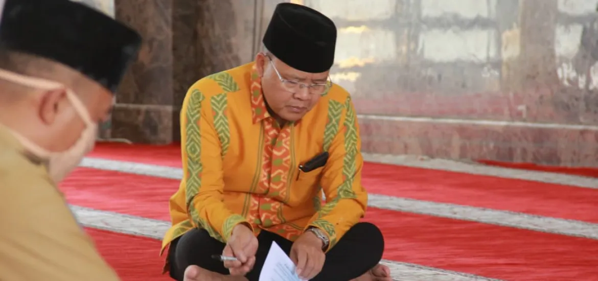Pengembangan Islamic Center Masjid Raya Baitul Izzah, Rohidin: Kembali Dilanjutkan 2021