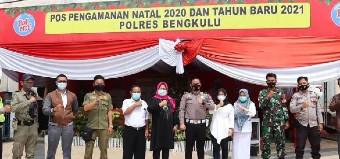 Petugas Kesehatan Dinkes Kota Bengkulu Stand By di Pospam Natal dan Tahun Baru
