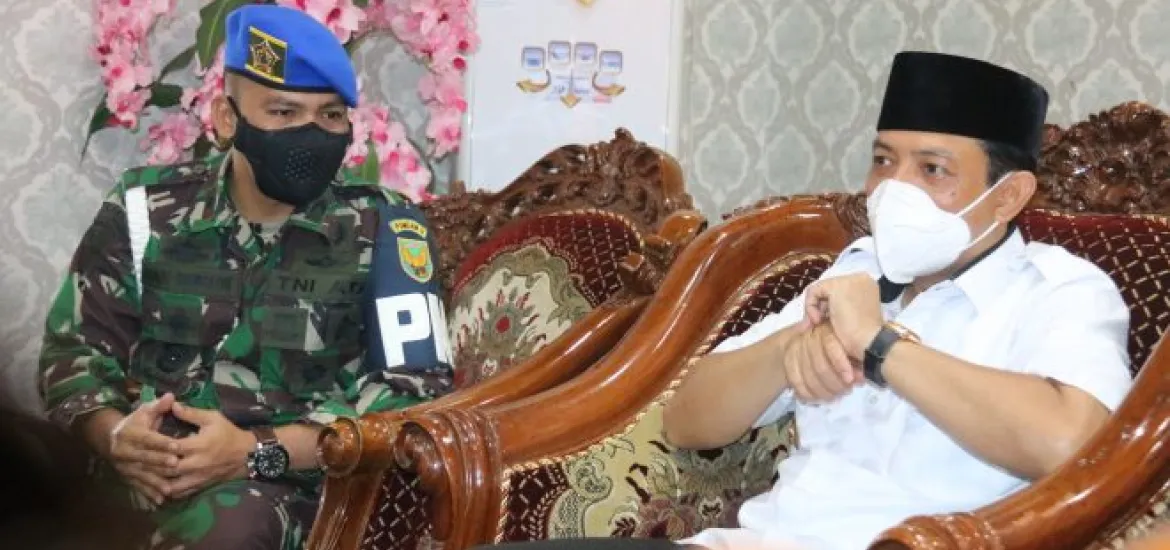Perkuat Sinergitas dan Silaturahmi, Wakil Walikota Bengkulu Dedy Wahyudi Terima Kunjungan Komandan Detasemen Polisi Militer II/I Bengkulu