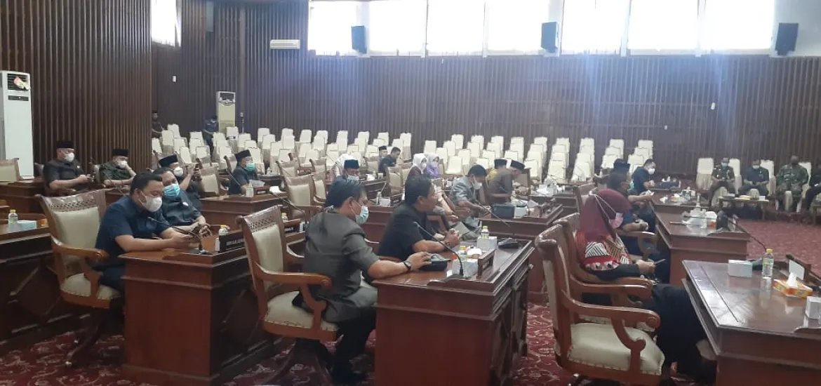 DPRD Provinsi Bengkulu Gelar Rapat Paripurna ke 7 Masa Persidangan ke–1 Tahun Sidang 2021