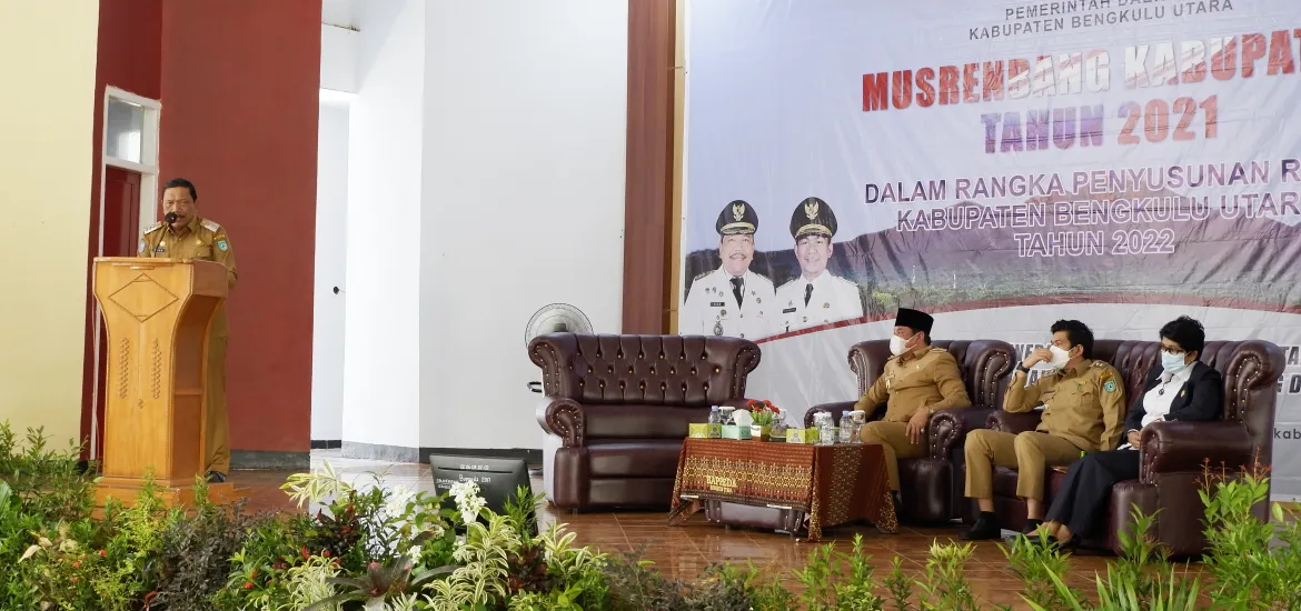 Dalam Rangka Penyusunan RKPD Tahun 2022, Kabupaten Bengkulu Utara Gelar Musrenbang 