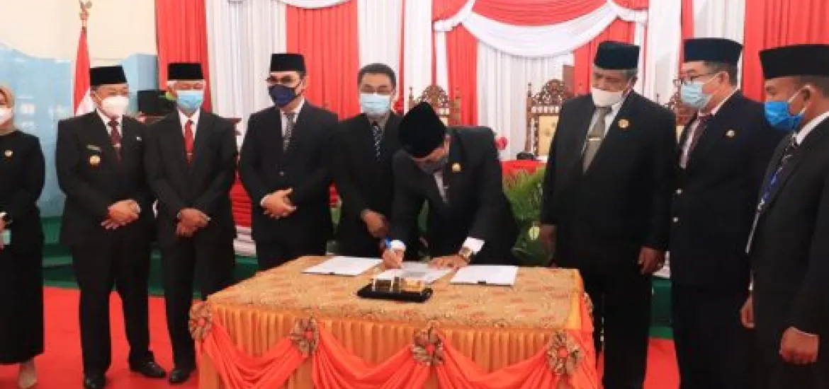 DPRD Rejang Lebong Gelar Rapat Paripurna Pemberhentian dan Pengangkatan Bupati-Wabup Terpilih