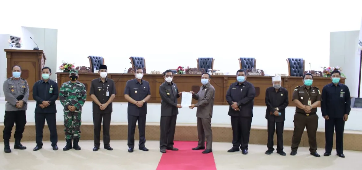 Bupati Sampaikan Pendapat Atas Usul Raperda Prakarsa DPRD Kepahiang
