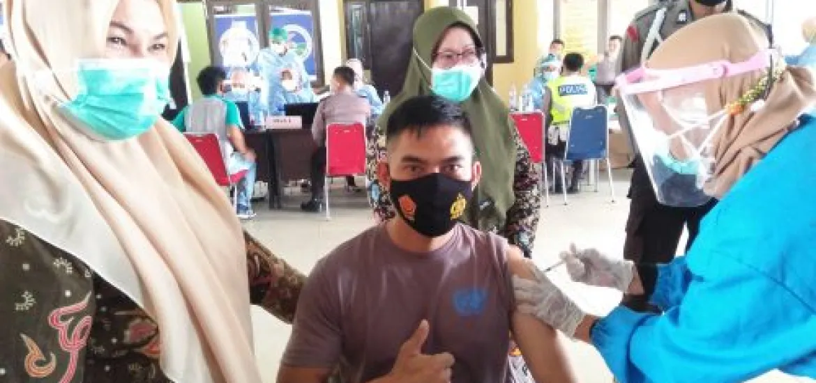 226 Personel Polres Dapat Vaksin Covid – 19, 25 Personel Ditunda