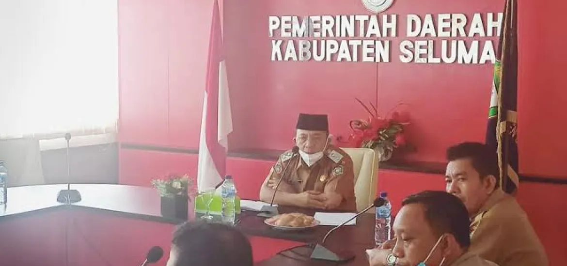 Wakil Bupati Seluma Pimpin Rapat Koordinasi Penyelenggaraan Pembelajaran di Masa Pandemi Covid-19