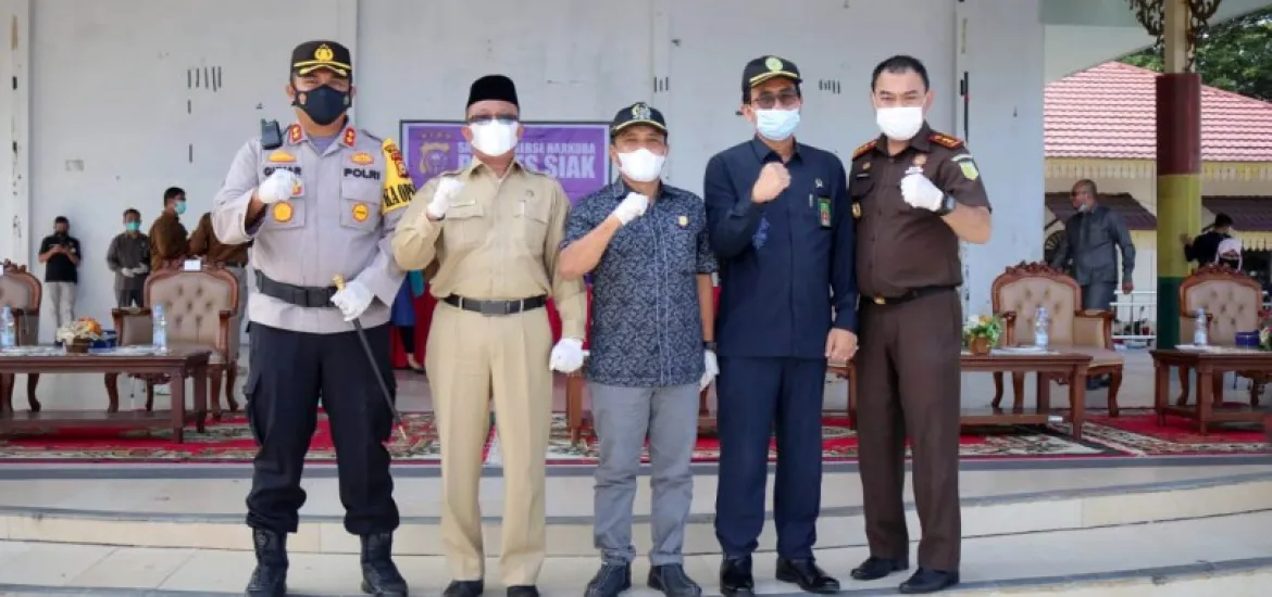 Sekda Kaupaten Siak Ajak Seluruh Masyarakat untuk Ikut Dalam Mencegah Penyalahgunaan Narkoba