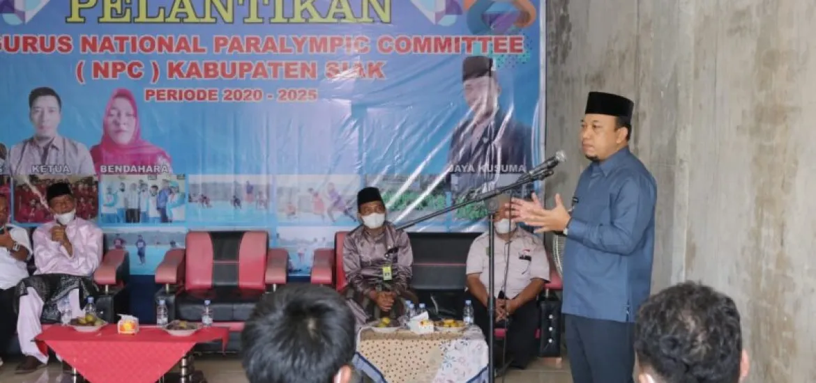 Wabup Husni Merza Hadiri Pelantikan Pengurus NPC Kabupaten Siak