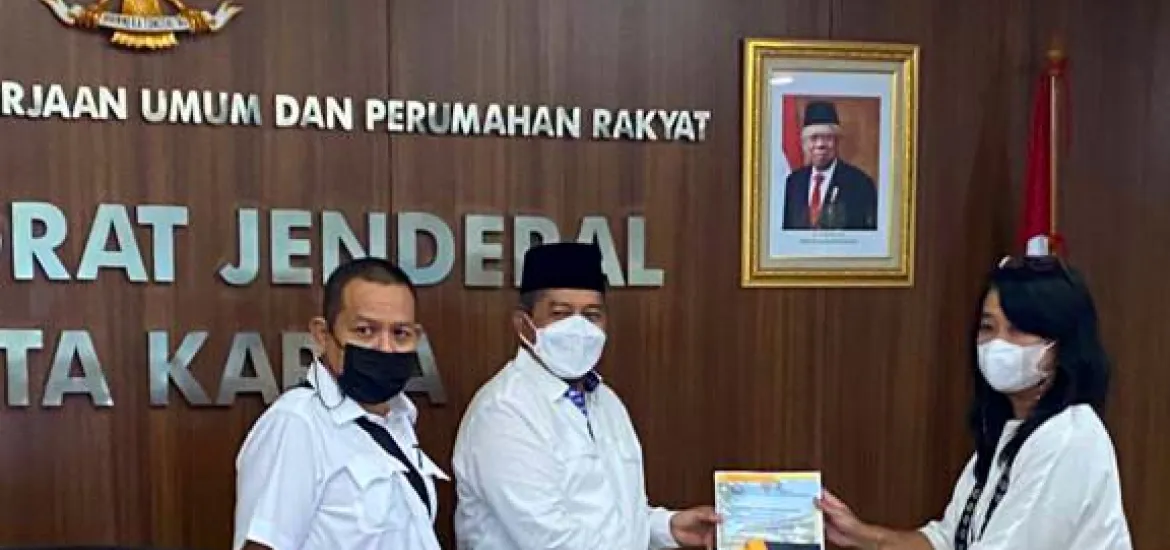 Bupati Alfedri Jumpai Dirjen Cipta Karya Kementrian PUPR, Ajukan Proposal Pembangunan Siak 2022.