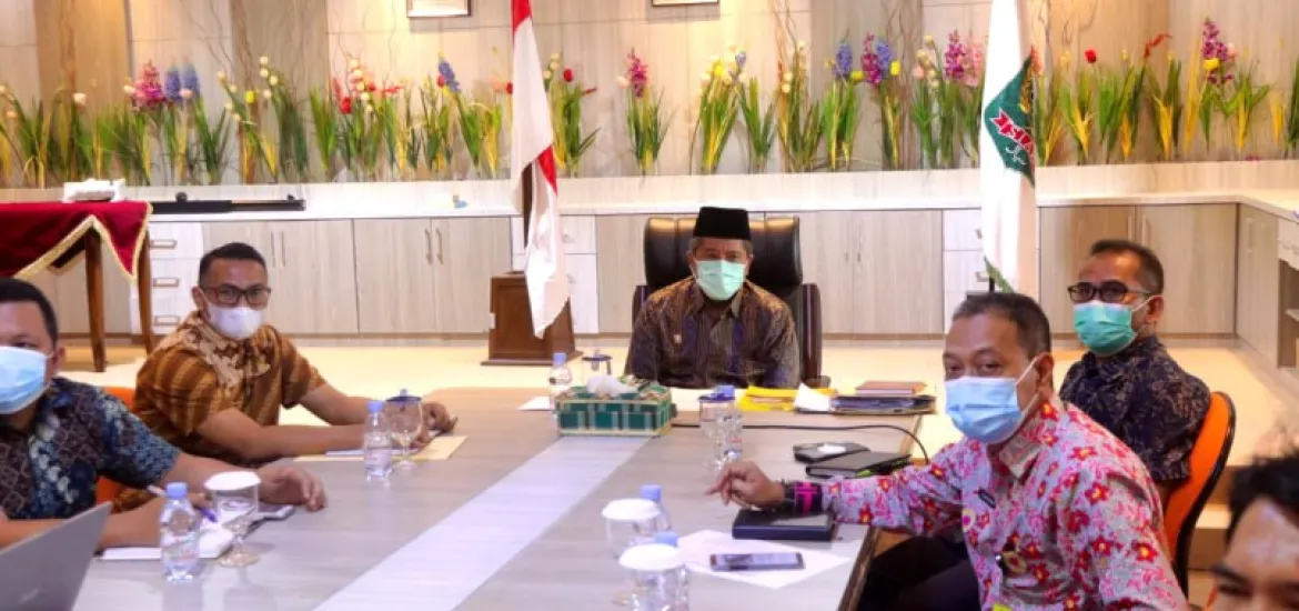 Bupati Siak Bersama Gubernur Riau Dan Ombudsman RI Perwakilan Riau Laksanakan Workshop Penilaian Kepatuhan