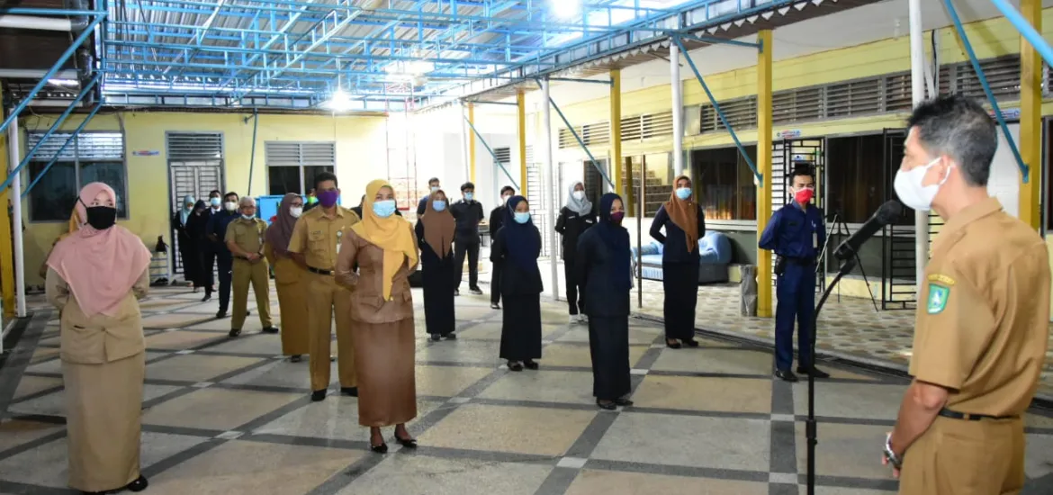 Kadis Kominfotik Bengkalis Pimpin Apel Perdana Setelah Masa Pendemi Covid-19