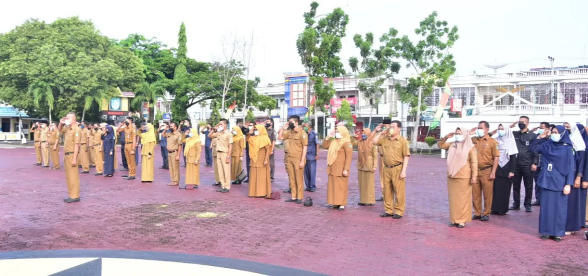 Pemerintah Kabupaten Bengkalis Gelar Apel Perdana Setelah Pandemi Covid-19