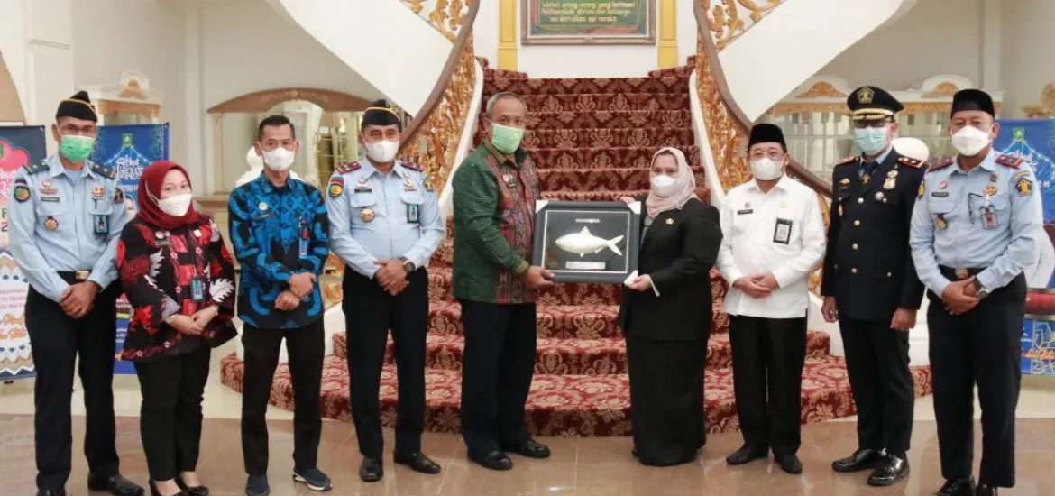 Pemda Bengkalis Silaturahmi Bersama Kepala Kantor Wilayah Kementerian Hukum Dan HAM Provinsi Riau