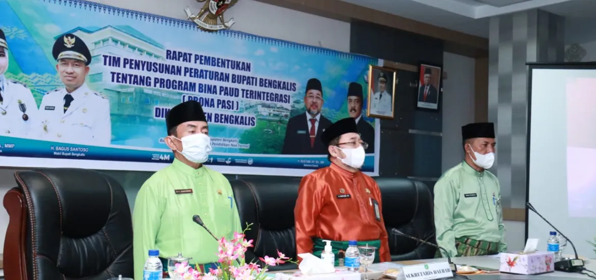 Sub Gugus Tugas Bengkalis Bentuk Tim Penyusunan Perbub Tentang Program Bina PAUD Terintegrasi (PRONA PASI)
