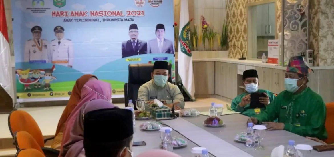 APSAI Kab Siak Mendapat Penghargaan dari Gubernur Riau dalam Rangka Memperingati Hari Anak National Tahun 2021