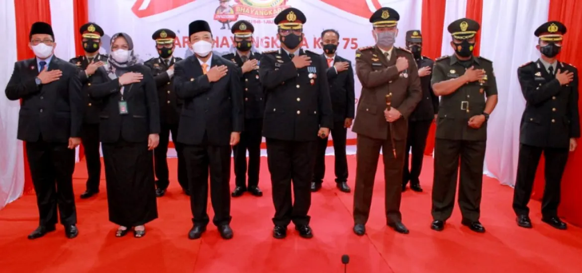 Wabup Siak Husni Ucapkan Selamat Hari Bhayangkara ke 75 kepada Polres Siak