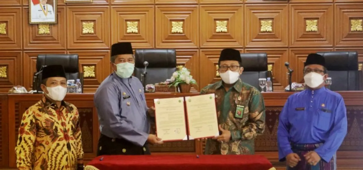 Sinergi di Bidang Layanan Administrasi Kependudukan dan Pendampingan Sosial, Pemkab Siak MOU dengan Pengadilan Agama