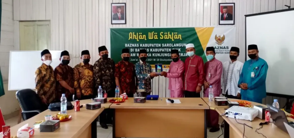 Baznas Siak Terima Kunjungan Kerja Baznas Kabupaten Pesisir Selatan-Sumbar