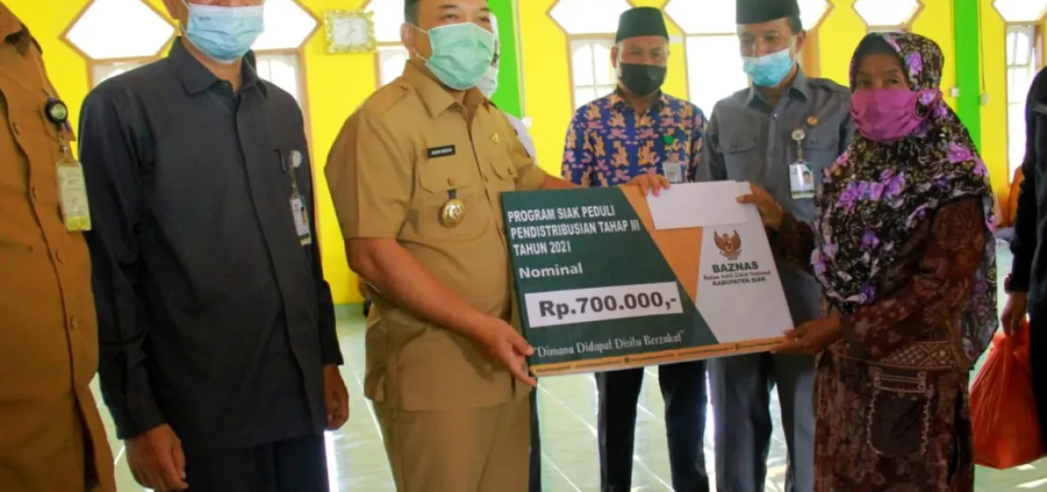 Wakil Bupati Siak Himbau Masyarakat untuk Berzakat dan Doakan Para Muzaki