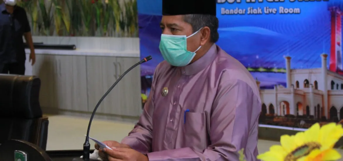 Bupati Siak Sampaikan Laporan Pelaksanaan APBD 2020