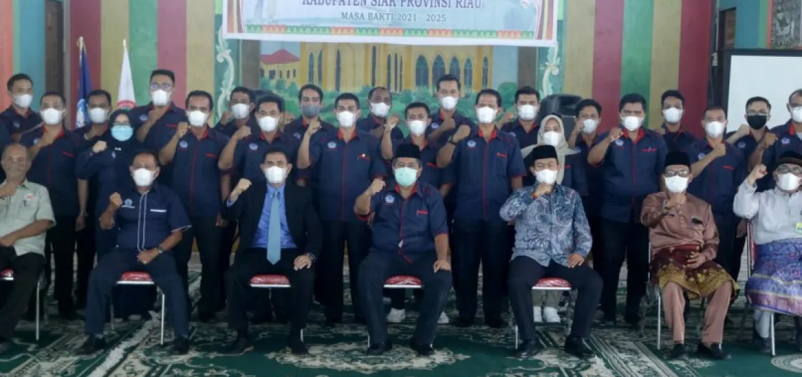 Pelantikan Pengurus Ikatan Sarjana Olahraga Indonesia (ISORI) Bupati Siak Alfedri Berharap ISORI Membuat Terobosan Mutu Olahraga di Kab Siak