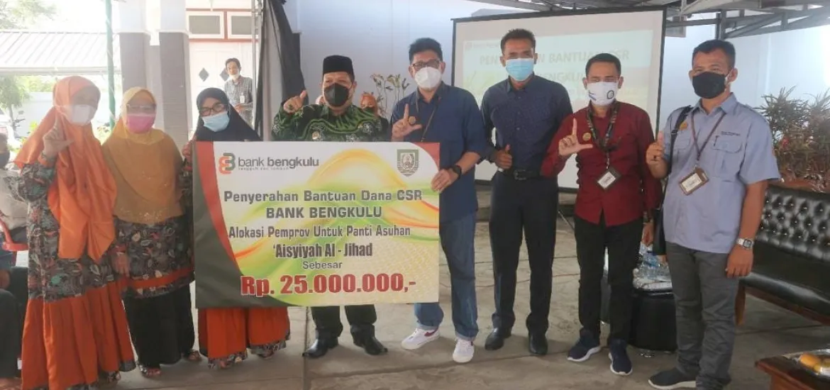Wakil Bupati Lebong Fahrurrozi Hadiri Penyaluran CSR Bank Bengkulu