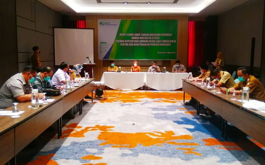 Gubernur Bengkulu Keluarkan Surat Edaran  Jaminan Sosial Guna Lindungi Pekerja Konstruksi