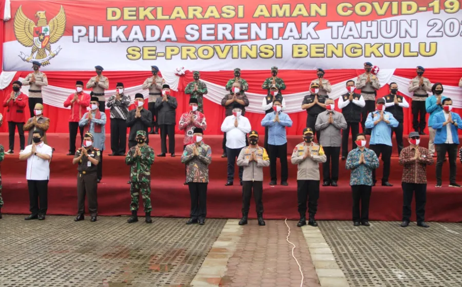 Gubernur Bengkulu : Pilkada Aman Covid-19 Tanggungjawab Kita Bersama