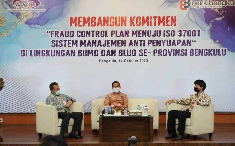 Plt Gubernur Bengkulu Dedy Ermansyah Buka Sosialisasi Sistem Manajemen Anti Penyuapan