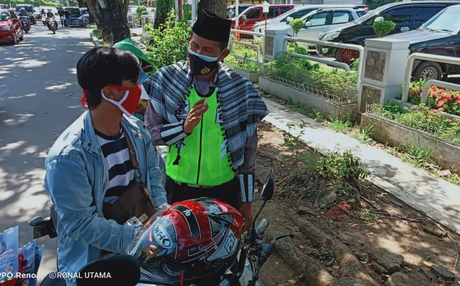 Himbau Taati Aturan Lalu Lintas dan Prokes, Polres Bengkulu Hadirkan Da’i Polantas