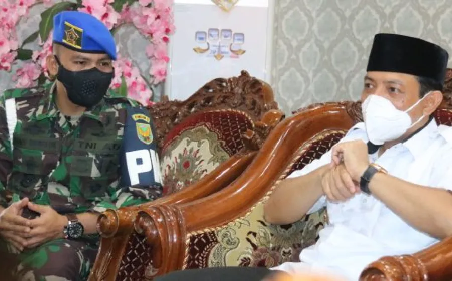 Perkuat Sinergitas dan Silaturahmi, Wakil Walikota Bengkulu Dedy Wahyudi Terima Kunjungan Komandan Detasemen Polisi Militer II/I Bengkulu