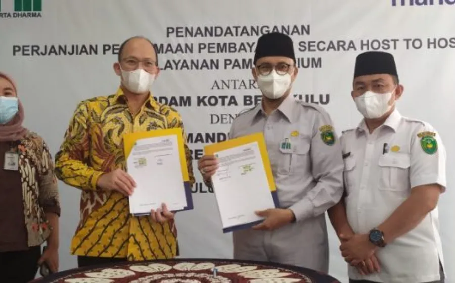 Permudah Pelanggan Membayar Tagihan Air, PDAM Gelar MoU dengan Bank Mandiri