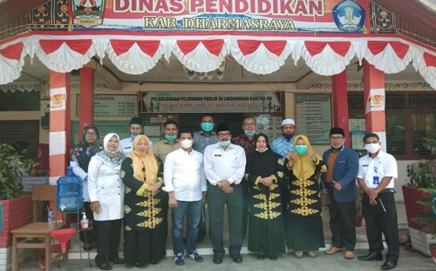 Terkait Belajar Daring, DPRD Kampar Kunjungi DIsdik Dhamasraya