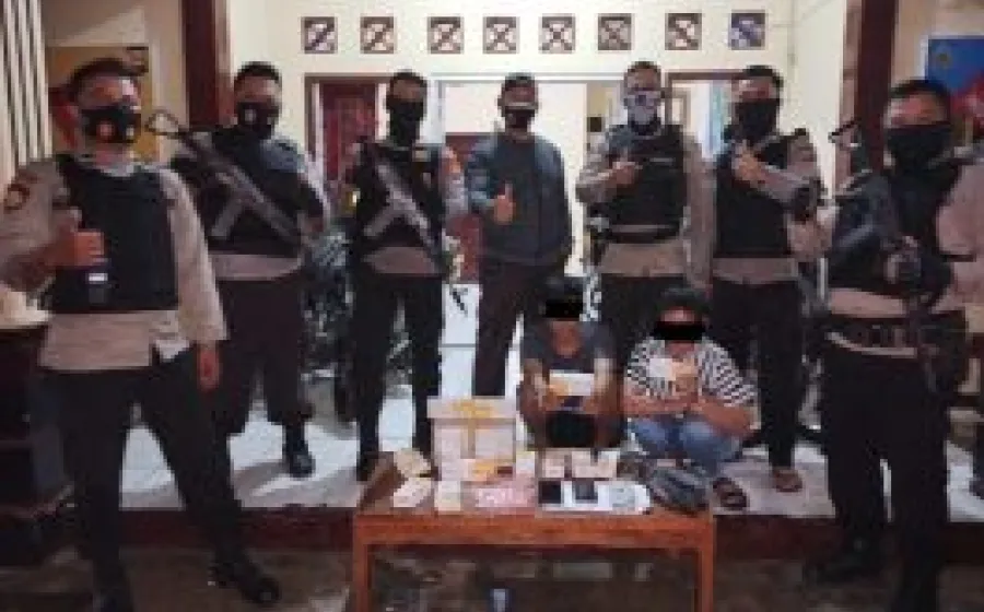 Edarkan Pil Samcodin 2 orang terduga pelaku Diamankan Tim Kalong Jupi Polres Kepahiang