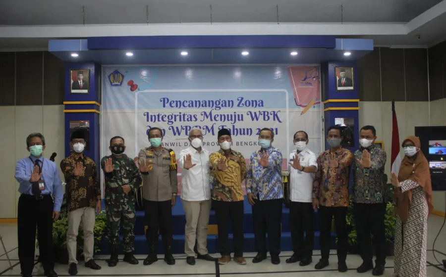 Pemerintah Provinsi Bengkulu Apresiasi Pembangunan Zona Integritas Menuju Wilayah Bebas Korupsi