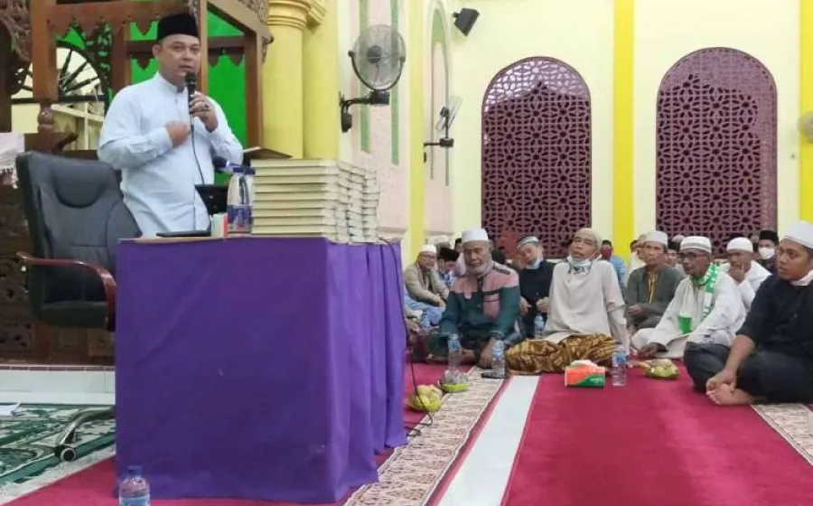 Ketua DPRD Kampar Hadiri Tabligh Akbar di Dusun Desa Sipungguk