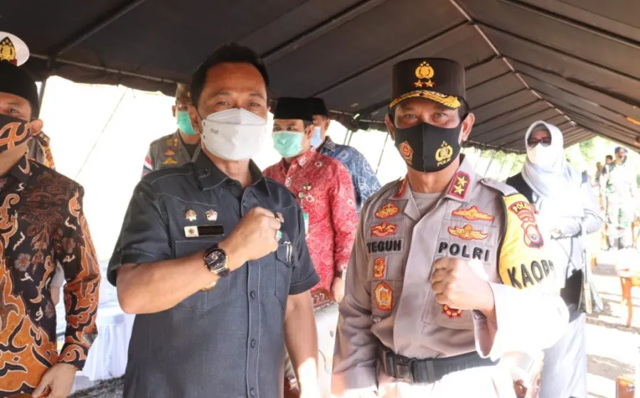 Bupati Ferry Ramli Hadiri Apel Kesiapan Bhabinkamtibmas dan Nakes Sebagai Tracer Covid-19