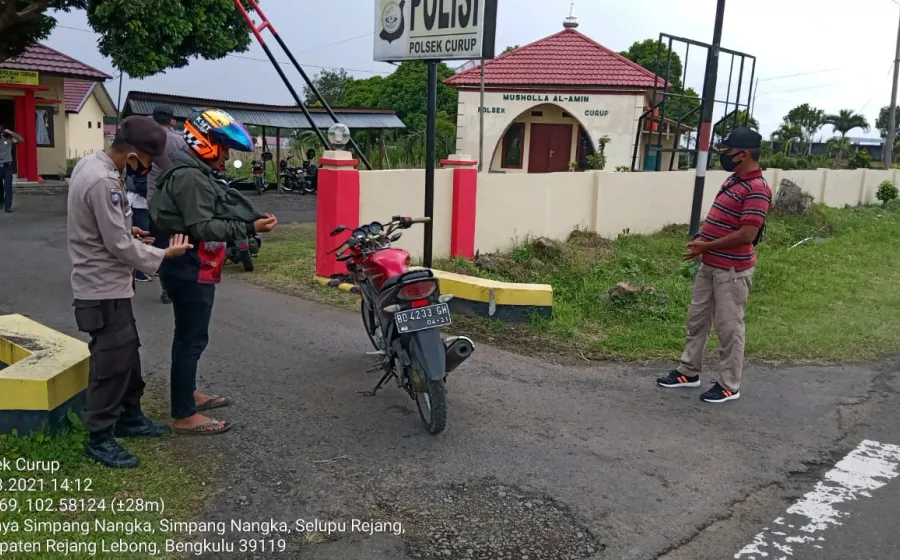 Razia rutin Polsek Curup Polres Rejang Lebong